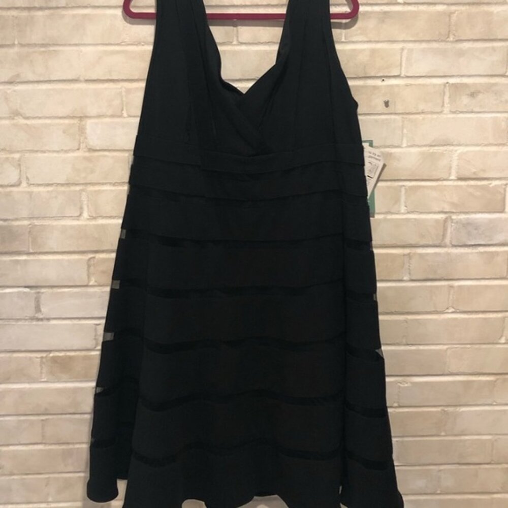 Striped Black Dress